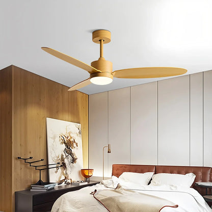 Eloer 3-Blade Ceiling Fan With Light for Bedroom