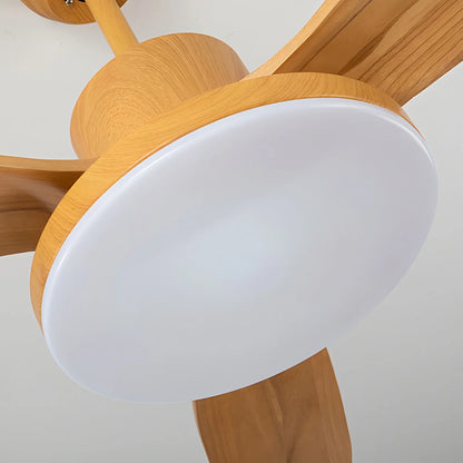 Eloer Wood 3 Blade Ceiling Fan with Light