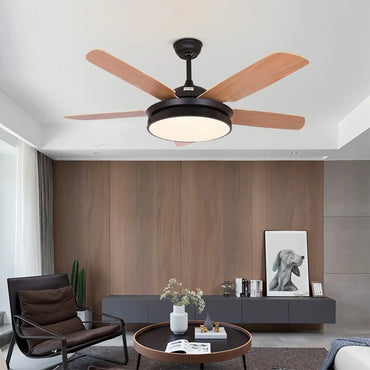 Eloer 5 Blade Ceiling Fan Light for Living Room