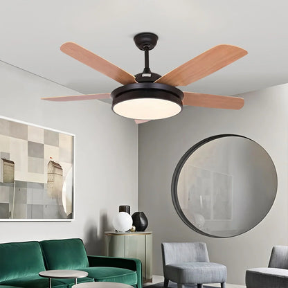Eloer 5 Blade Ceiling Fan Light for Living Room