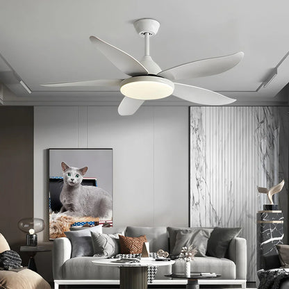 Eloer 5 Blade Contemporary Ceiling Fan Lamp