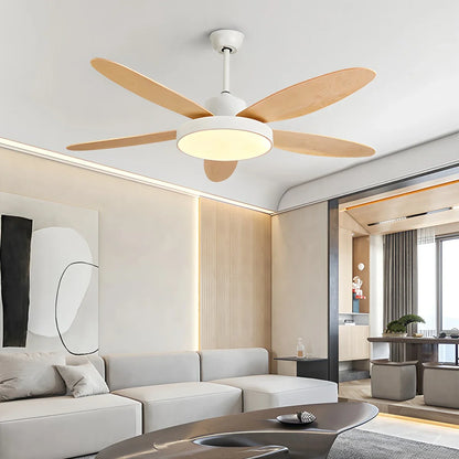 Eloer 5 Blade Modern Ceiling Fan Lamp for Living Room