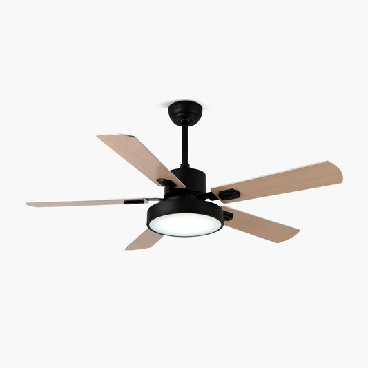 Eloer 5 Blade Vintage Ceiling Fan Light for Living Room