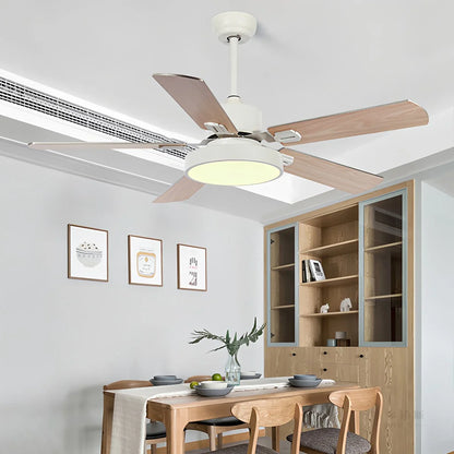 Eloer 5 Blade Vintage Ceiling Fan Light for Living Room
