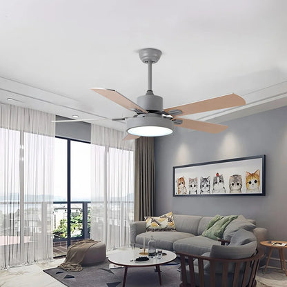 Eloer 5 Blade Vintage Ceiling Fan Light for Living Room