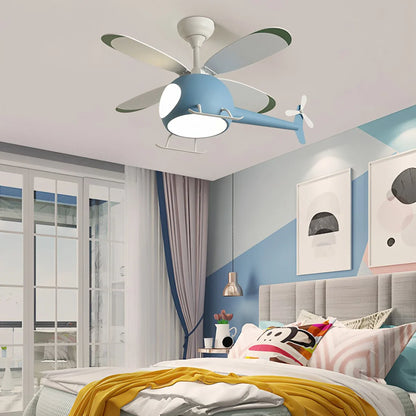 Eloer Airplane Ceiling Fan Lamp for Children’s Room