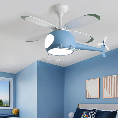 Eloer Airplane Ceiling Fan Lamp for Children’s Room