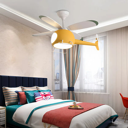 Eloer Airplane Ceiling Fan Lamp for Children’s Room