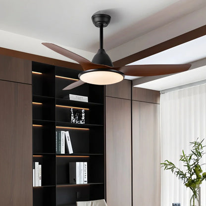 Eloer American Retro Ceiling Fan With Light