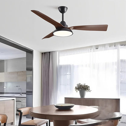 Eloer American Retro Ceiling Fan With Light