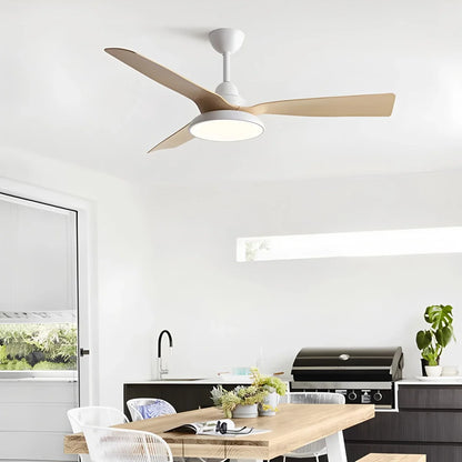 Eloer American Retro Ceiling Fan With Light