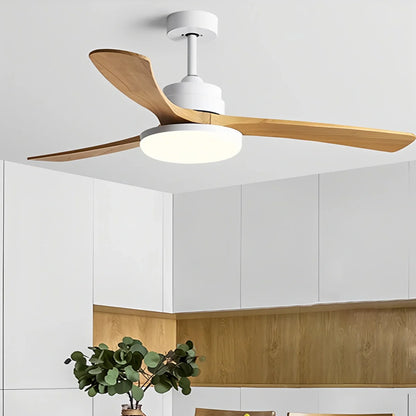 Luvori High Wind Solid Wood Ceiling Fan Light
