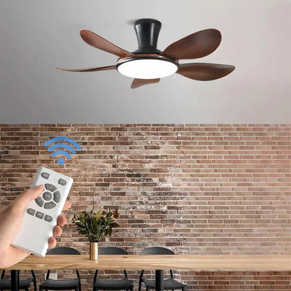 Eloer Silent Remote Control LED Ceiling Fan Light