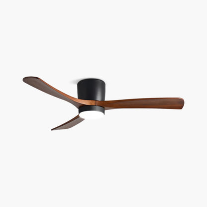 Eloer Large Low Profile Ceiling Fan with Light