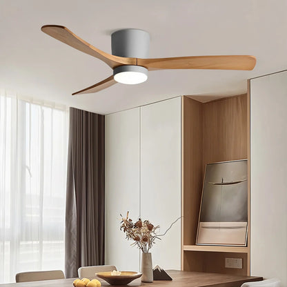 Eloer Large Low Profile Ceiling Fan with Light