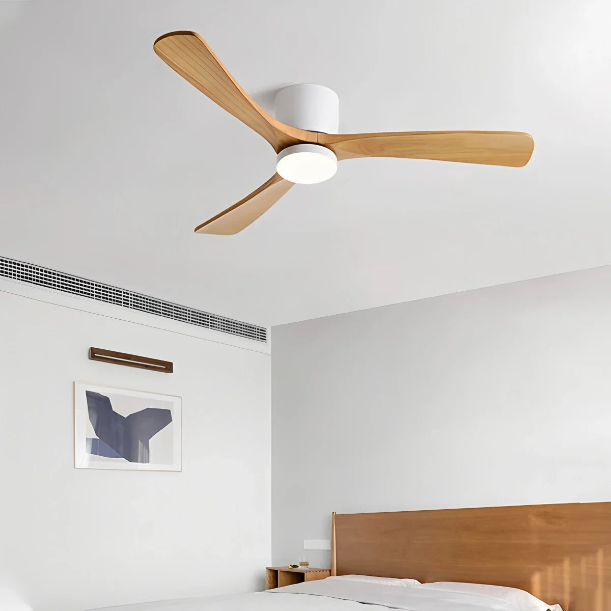 Eloer Large Low Profile Ceiling Fan with Light