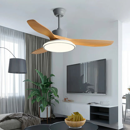Eloer Modern 3 Blade Ceiling Fan with Light