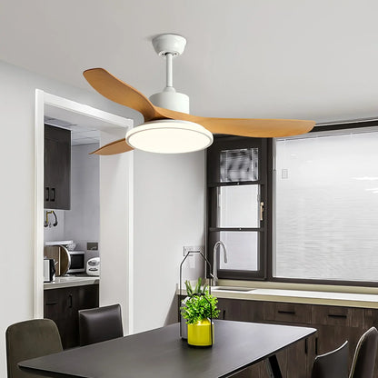 Eloer Modern 3 Blade Ceiling Fan with Light