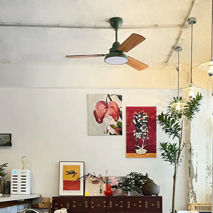 Eloer Modern Minimalist Three Leaf Ceiling Fan Light