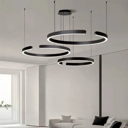 Eloer Modern Ring LED Chandelier for Living Room