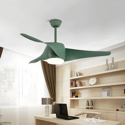 Eloer Propeller Ceiling Fan Lamp for Dining Room