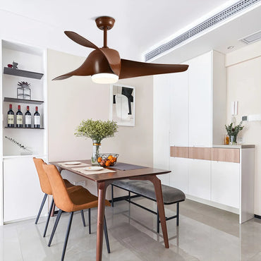 Eloer Propeller Ceiling Fan Lamp for Dining Room