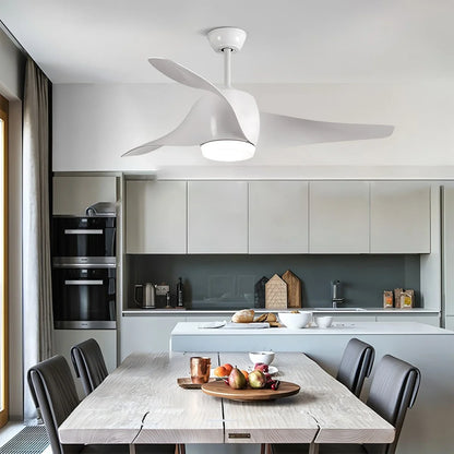 Eloer Propeller Ceiling Fan Lamp for Dining Room