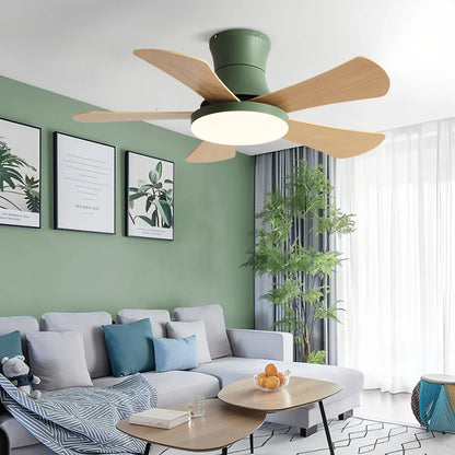 Eloer Scandi Low Profile Ceiling Fan with Light
