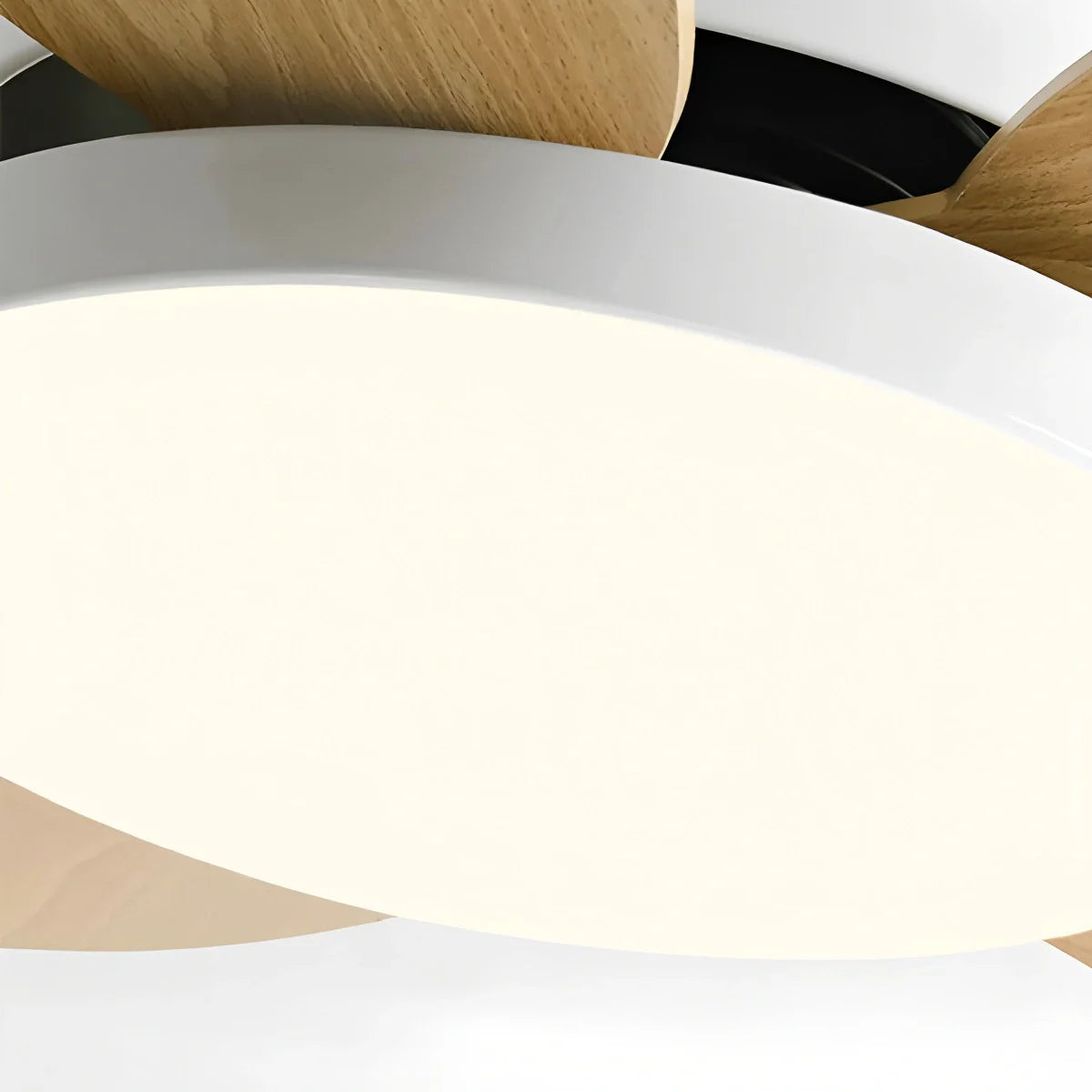 Eloer Scandi Wood Ceiling Fan Lamp for Children’s Room