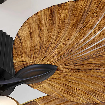 Eloer Tropical Palm Leaves Ceiling Fan with Light