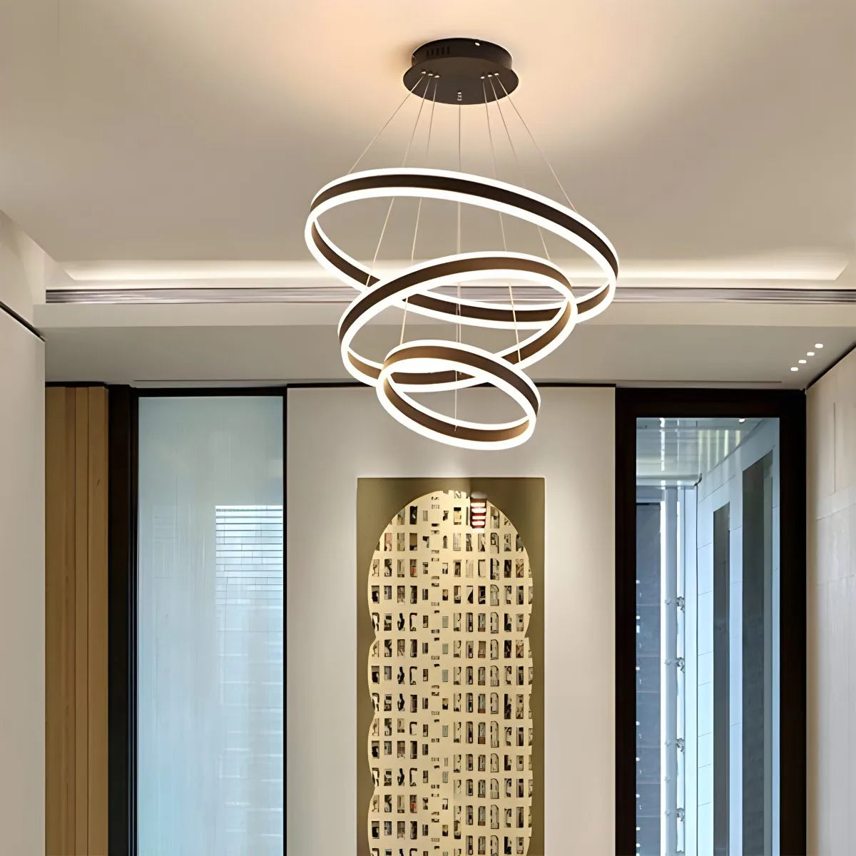 Eloer Circle Layered Living Room Chandelier