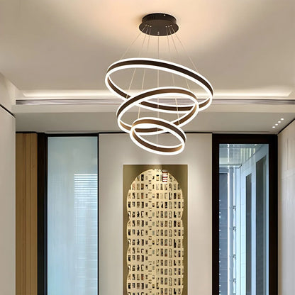 Eloer Circle Layered Living Room Chandelier