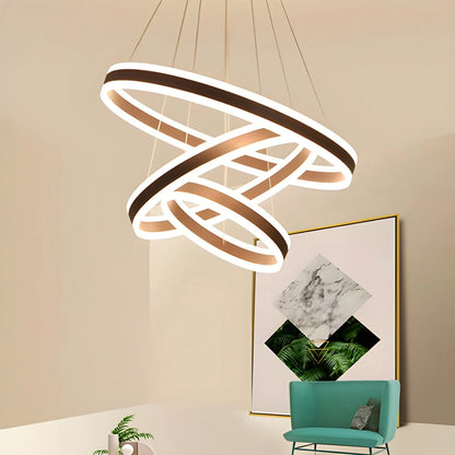 Eloer Circle Layered Living Room Chandelier