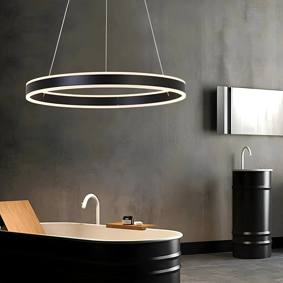 Eloer Circle Layered Living Room Chandelier