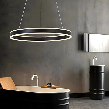 Eloer Circle Layered Living Room Chandelier