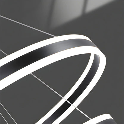 Eloer Circle Layered Living Room Chandelier