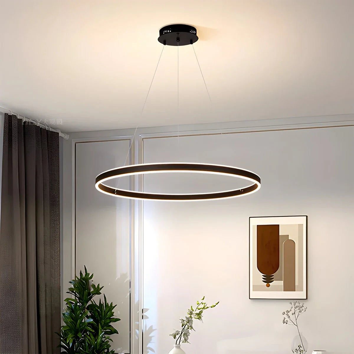 Eloer Circle Layered Living Room Chandelier