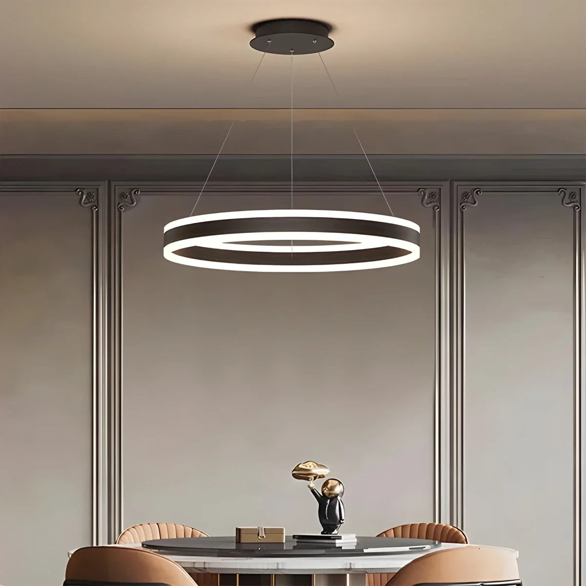 Eloer Circle Layered Living Room Chandelier