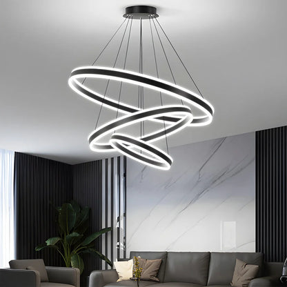 Eloer Circle Layered Living Room Chandelier