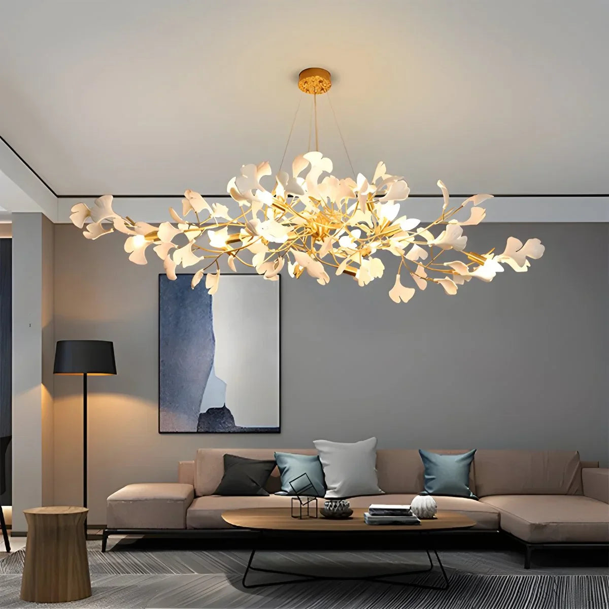 Eloer Gingko Chandeliers-B for Living Room