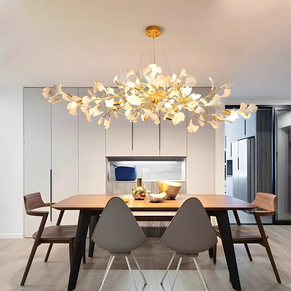 Eloer Gingko Chandeliers-B for Living Room