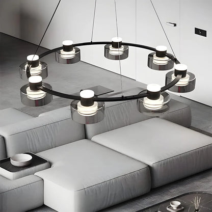 Eloer Light Luxury Creative Glass Chandelier