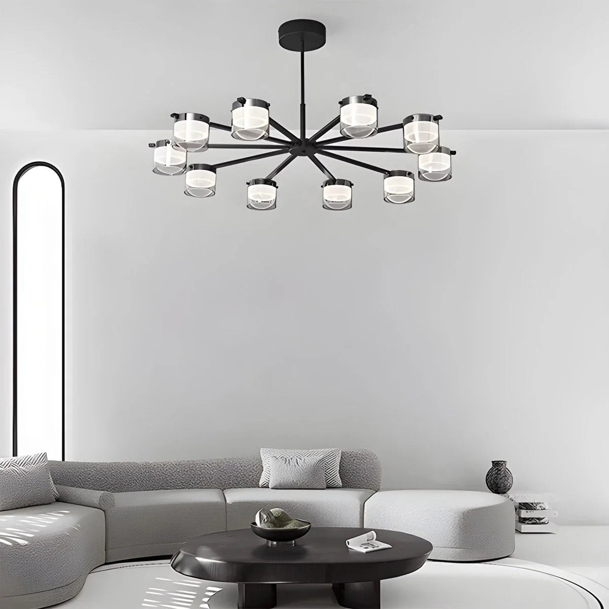 Eloer Light Luxury Creative Glass Chandelier