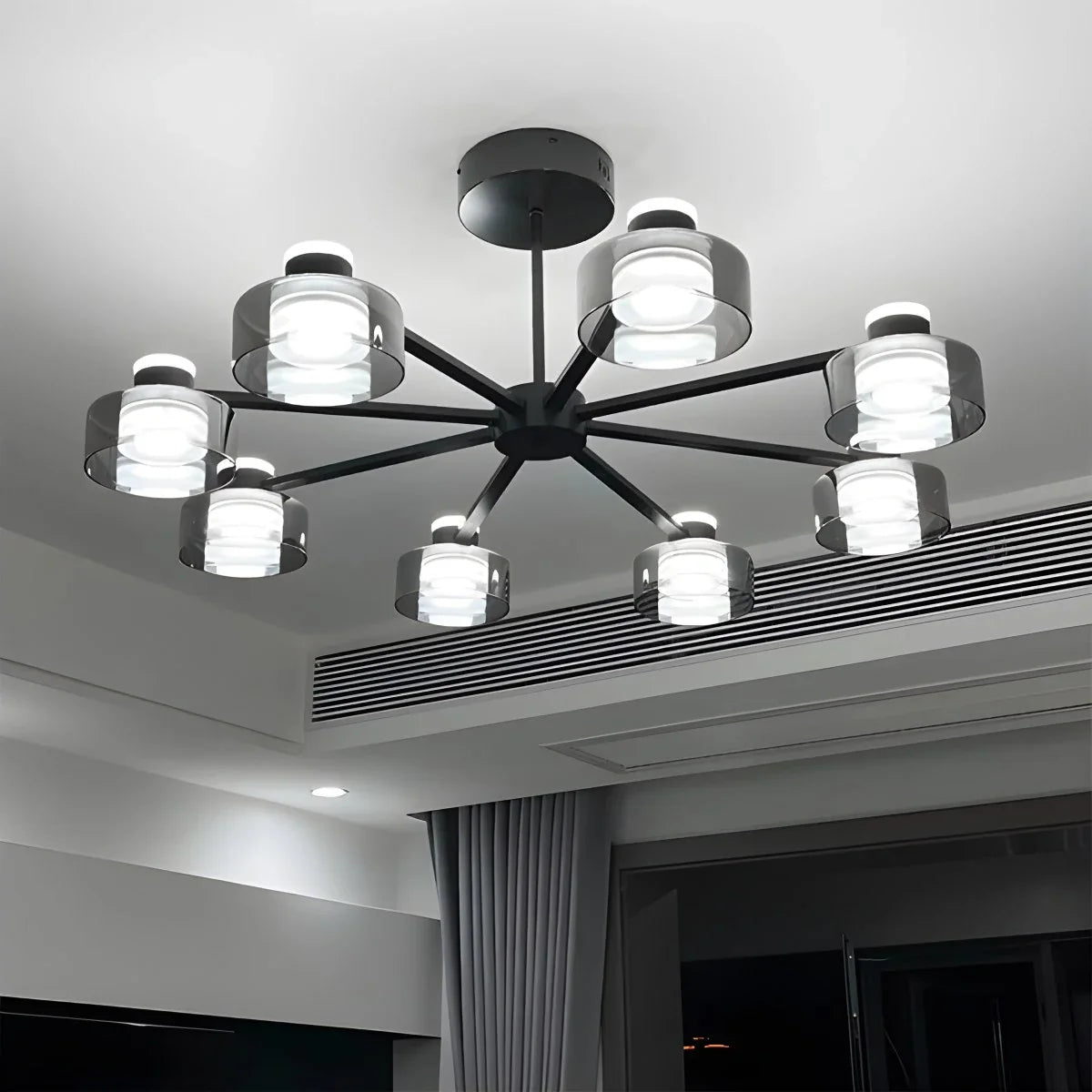 Eloer Light Luxury Creative Glass Chandelier