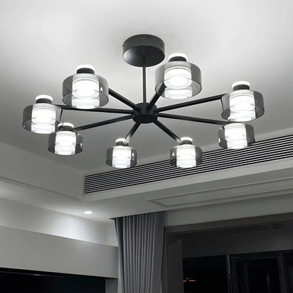 Eloer Light Luxury Creative Glass Chandelier