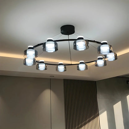 Eloer Light Luxury Creative Glass Chandelier