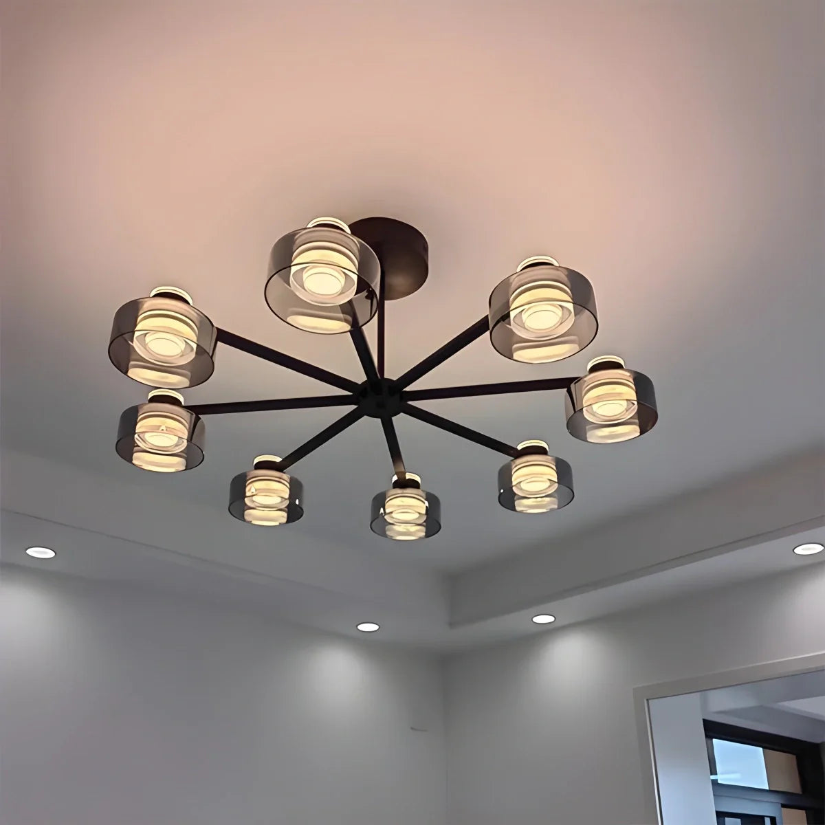 Eloer Light Luxury Creative Glass Chandelier