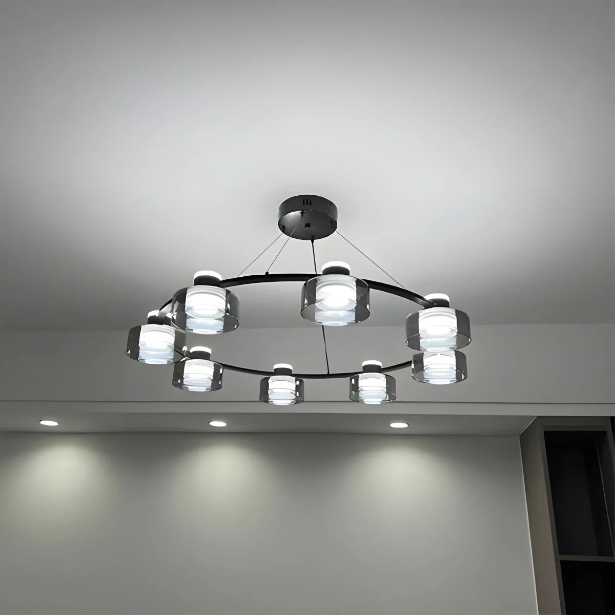 Eloer Light Luxury Creative Glass Chandelier