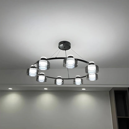 Eloer Light Luxury Creative Glass Chandelier