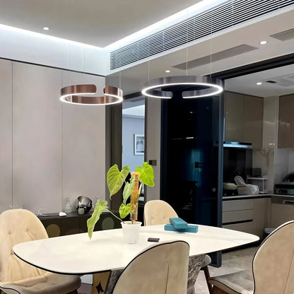 Eloer Modern Ring LED Chandelier for Living Room